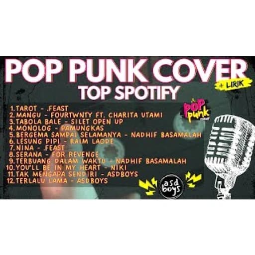 PLAYLIST POP PUNK COVER TOP SPOTIFY PALING ENAK | POP PUNK COVER 🎸 BY ASDBOYS